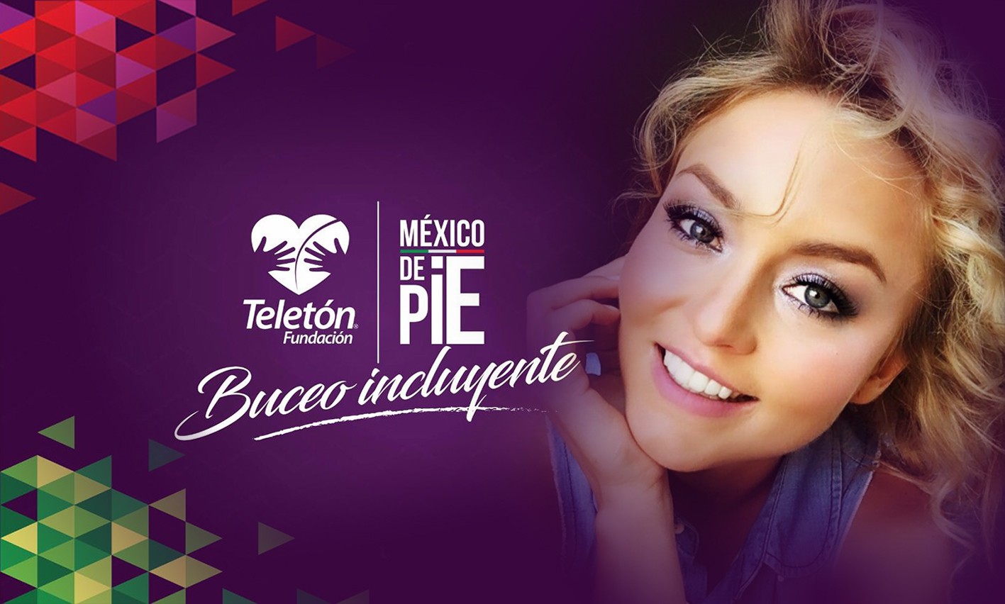 Angelique Boyer será “Embajadora de Buceo Incluyente” en Baja California Sur.